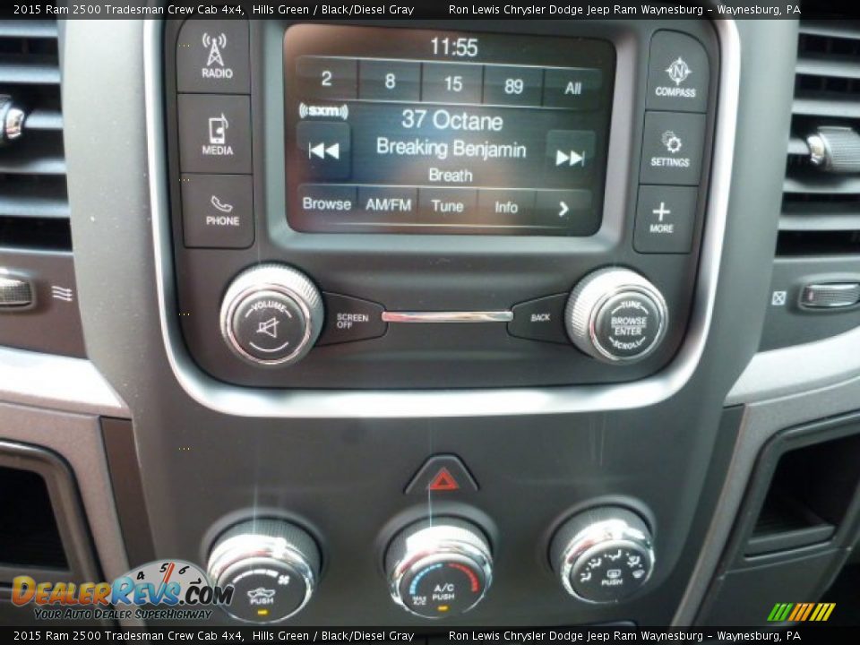 2015 Ram 2500 Tradesman Crew Cab 4x4 Hills Green / Black/Diesel Gray Photo #19