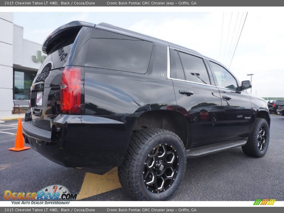 2015 Chevrolet Tahoe LT 4WD Black / Cocoa/Dune Photo #7