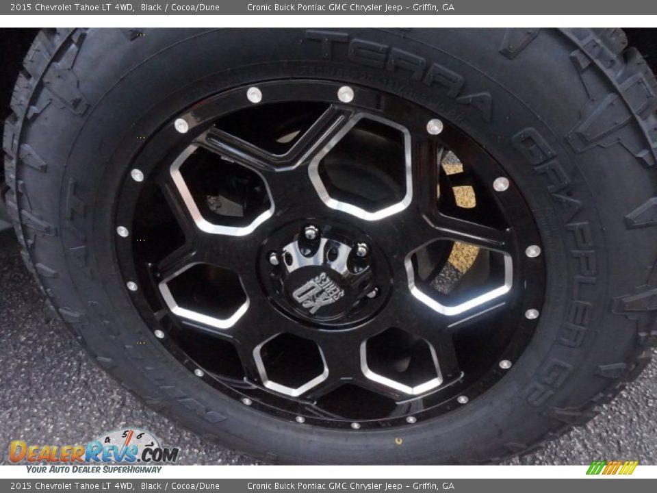 2015 Chevrolet Tahoe LT 4WD Black / Cocoa/Dune Photo #17