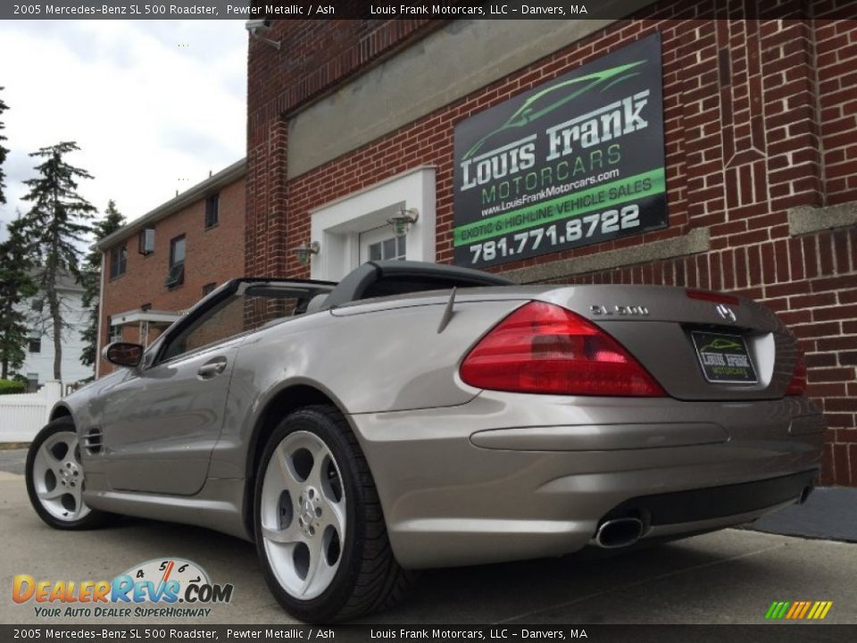 2005 Mercedes-Benz SL 500 Roadster Pewter Metallic / Ash Photo #3