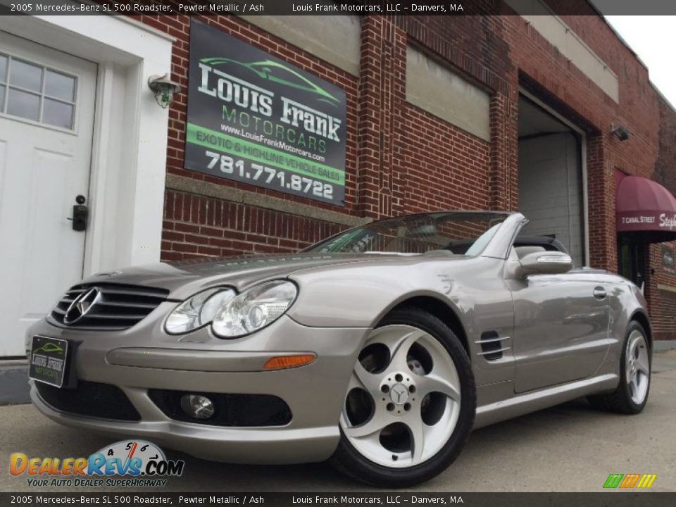 2005 Mercedes-Benz SL 500 Roadster Pewter Metallic / Ash Photo #4