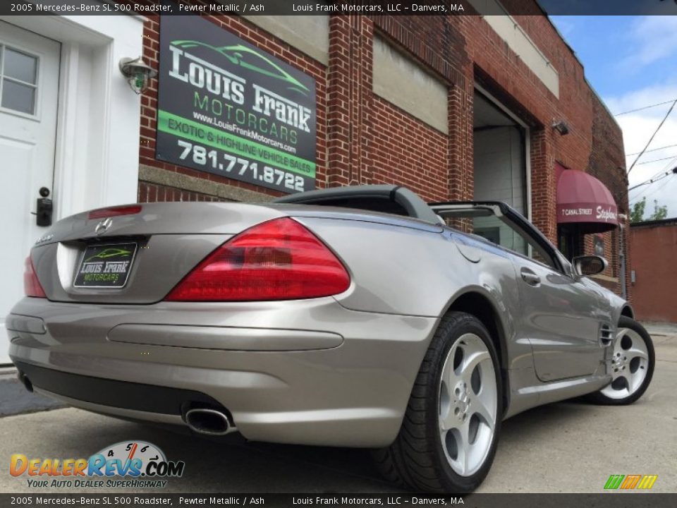 2005 Mercedes-Benz SL 500 Roadster Pewter Metallic / Ash Photo #5