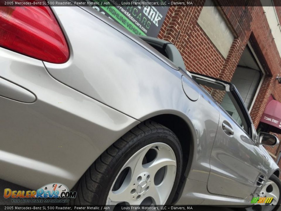 2005 Mercedes-Benz SL 500 Roadster Pewter Metallic / Ash Photo #14