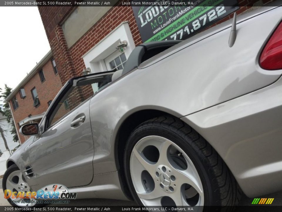2005 Mercedes-Benz SL 500 Roadster Pewter Metallic / Ash Photo #16