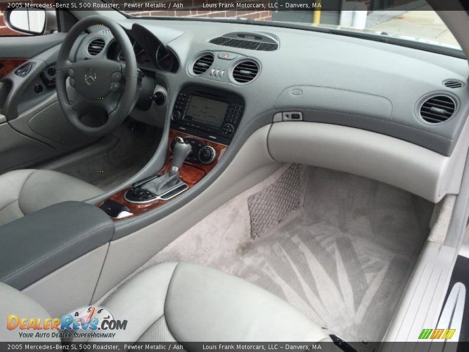 2005 Mercedes-Benz SL 500 Roadster Pewter Metallic / Ash Photo #18