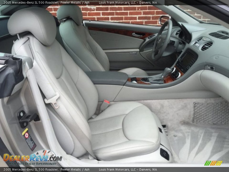 2005 Mercedes-Benz SL 500 Roadster Pewter Metallic / Ash Photo #20