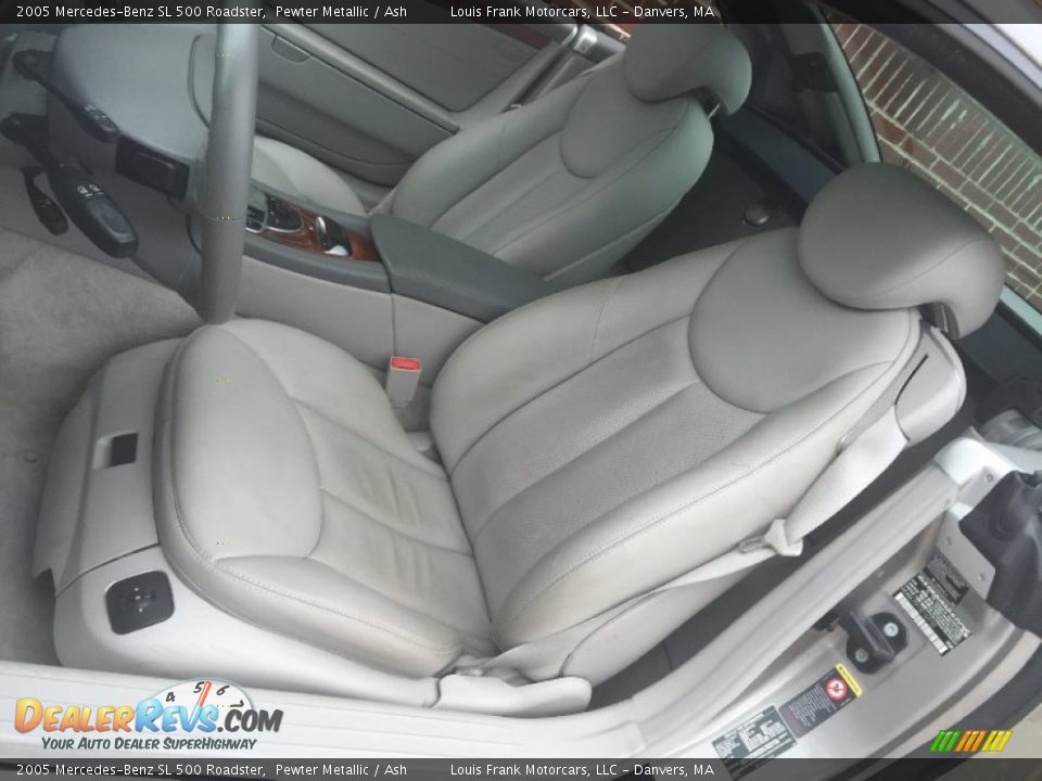 2005 Mercedes-Benz SL 500 Roadster Pewter Metallic / Ash Photo #21