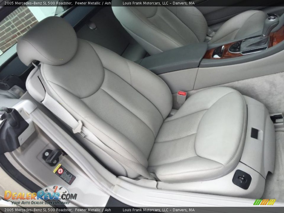 2005 Mercedes-Benz SL 500 Roadster Pewter Metallic / Ash Photo #22
