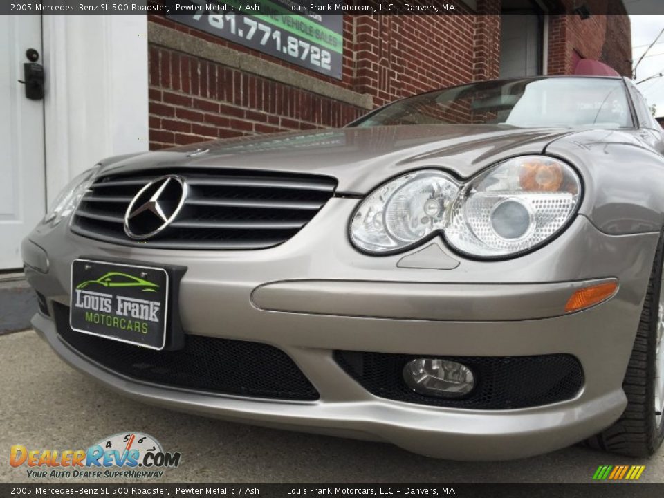 2005 Mercedes-Benz SL 500 Roadster Pewter Metallic / Ash Photo #25