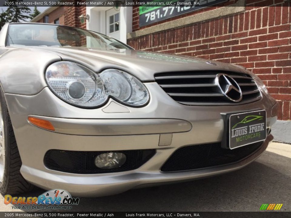2005 Mercedes-Benz SL 500 Roadster Pewter Metallic / Ash Photo #27