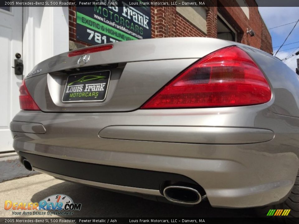 2005 Mercedes-Benz SL 500 Roadster Pewter Metallic / Ash Photo #28