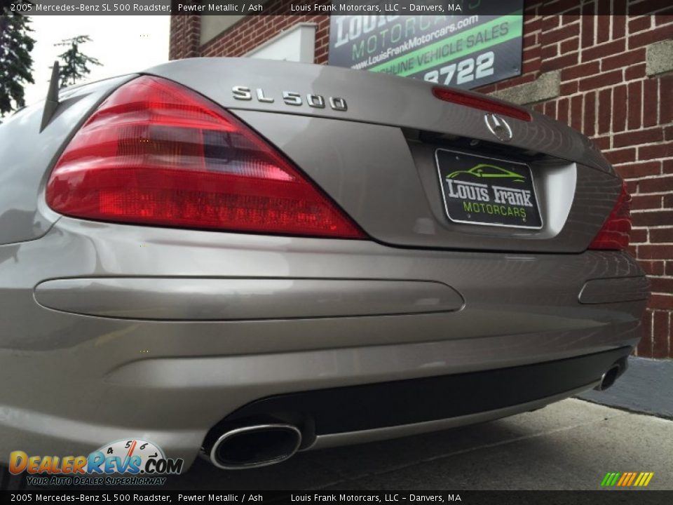 2005 Mercedes-Benz SL 500 Roadster Pewter Metallic / Ash Photo #30
