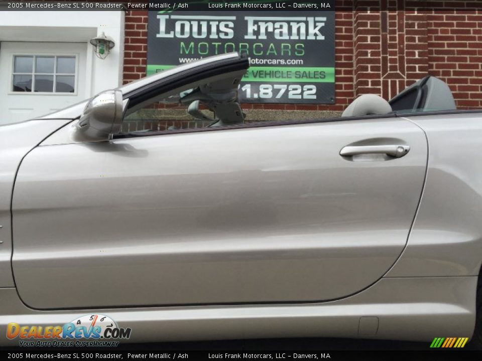 2005 Mercedes-Benz SL 500 Roadster Pewter Metallic / Ash Photo #33