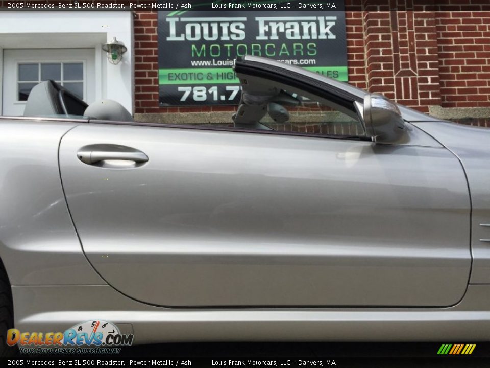 2005 Mercedes-Benz SL 500 Roadster Pewter Metallic / Ash Photo #34