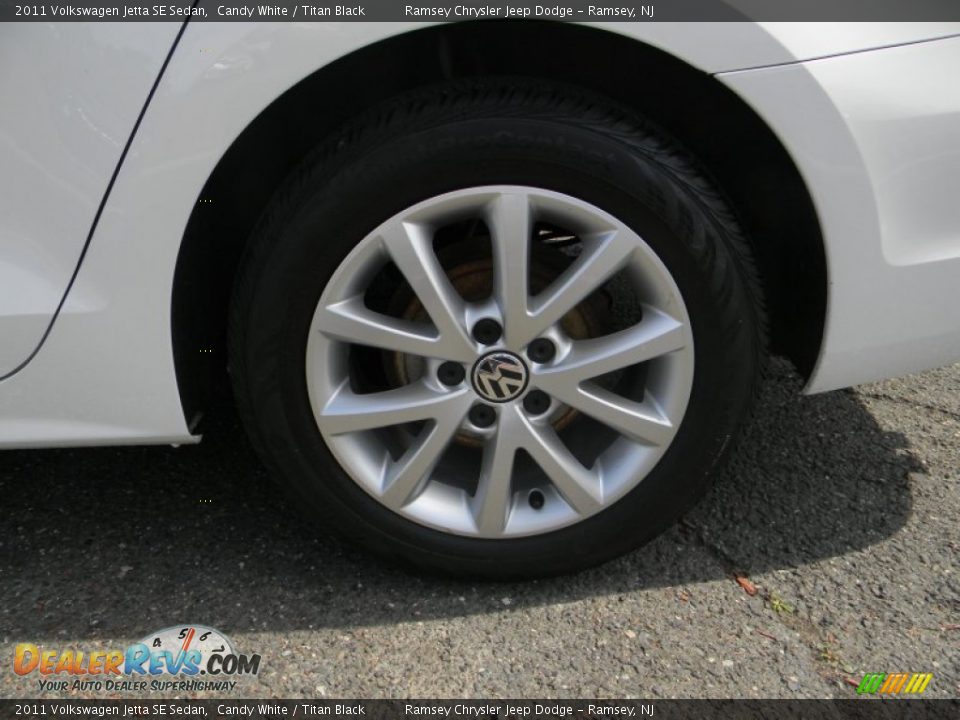 2011 Volkswagen Jetta SE Sedan Candy White / Titan Black Photo #10
