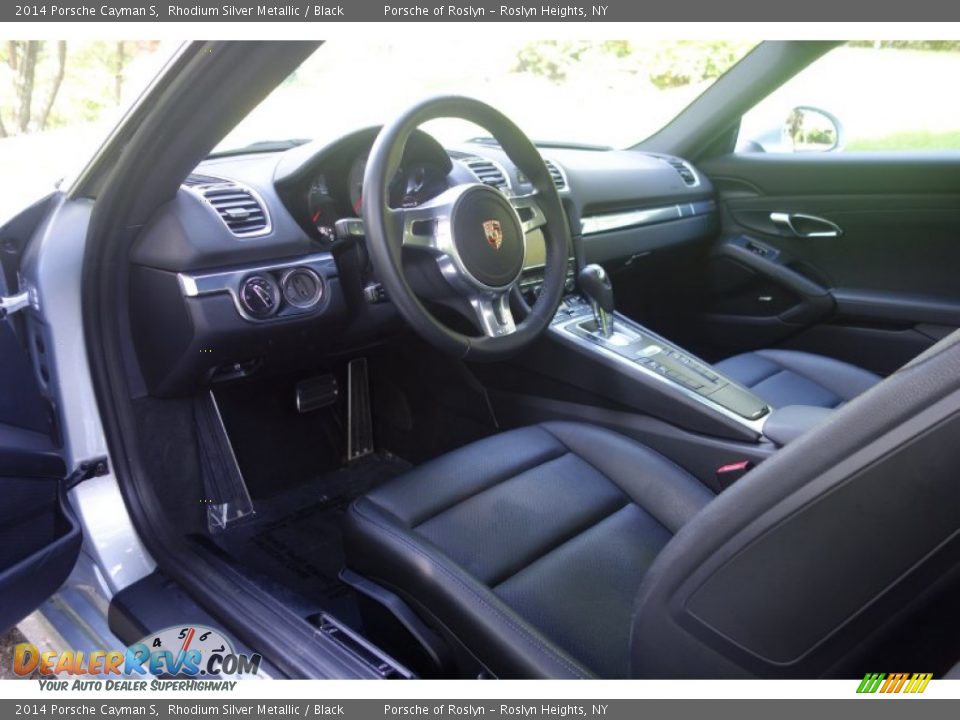 Black Interior - 2014 Porsche Cayman S Photo #10