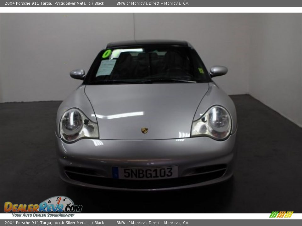 2004 Porsche 911 Targa Arctic Silver Metallic / Black Photo #7