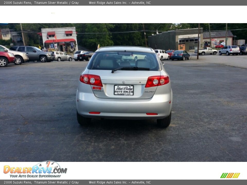 2006 Suzuki Reno Titanium Silver Metallic / Gray Photo #4