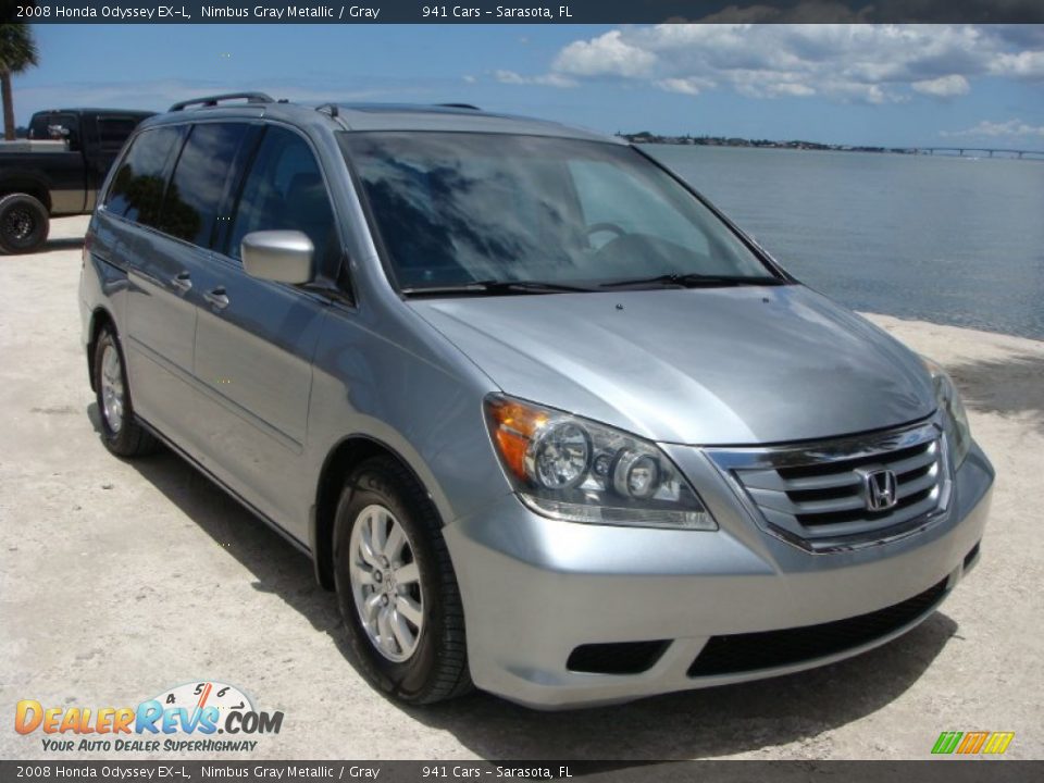 2008 Honda Odyssey EX-L Nimbus Gray Metallic / Gray Photo #1