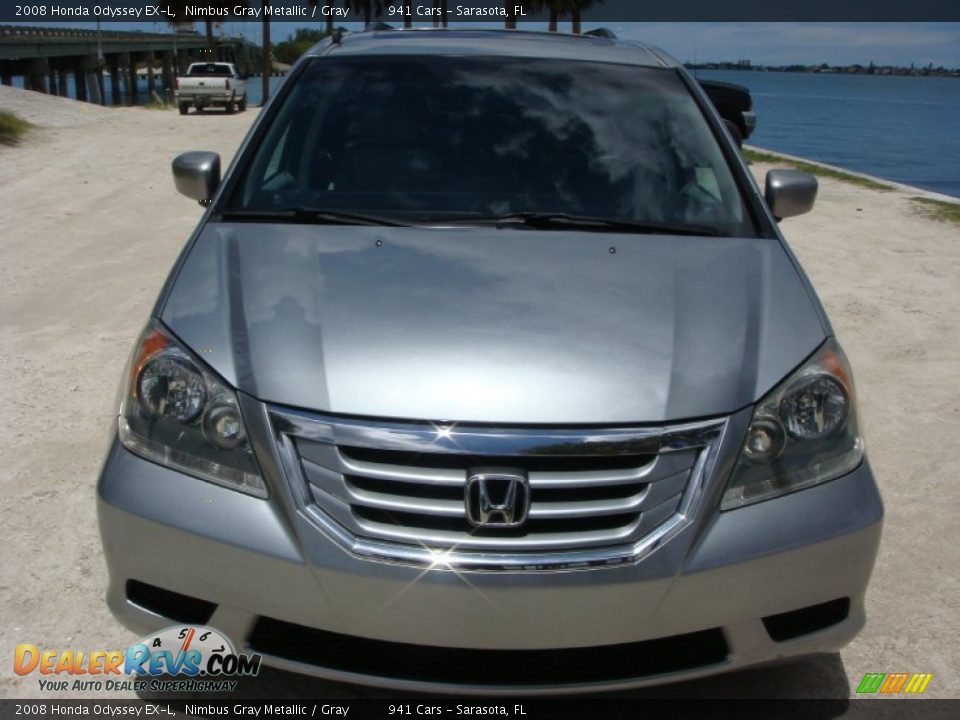 2008 Honda Odyssey EX-L Nimbus Gray Metallic / Gray Photo #2