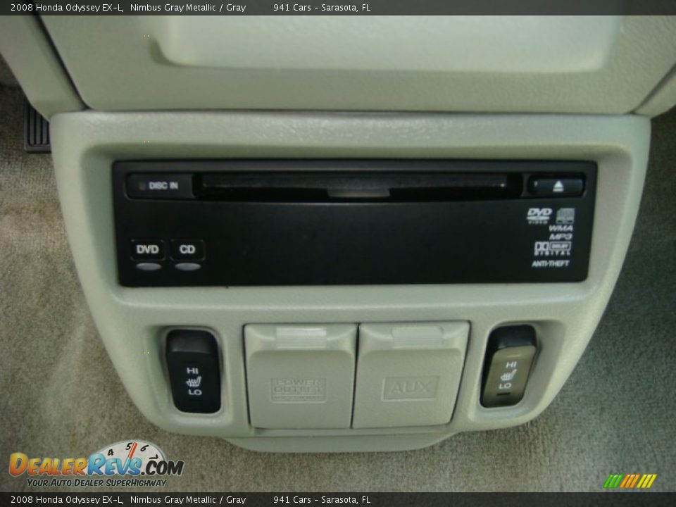 2008 Honda Odyssey EX-L Nimbus Gray Metallic / Gray Photo #13