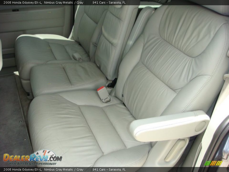 2008 Honda Odyssey EX-L Nimbus Gray Metallic / Gray Photo #17