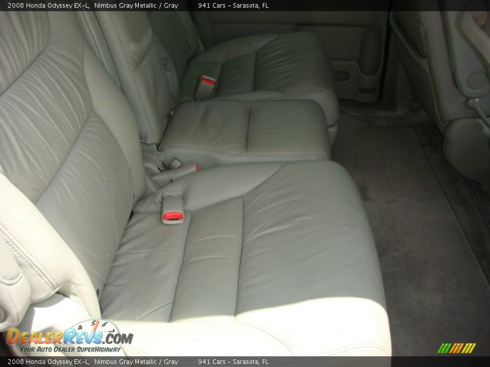 2008 Honda Odyssey EX-L Nimbus Gray Metallic / Gray Photo #24