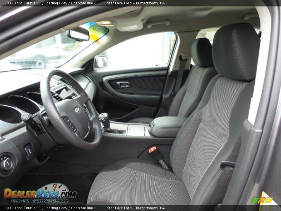 2012 Ford Taurus SEL Sterling Grey / Charcoal Black Photo #10