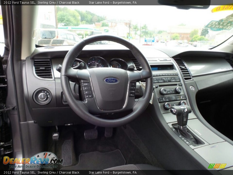 2012 Ford Taurus SEL Sterling Grey / Charcoal Black Photo #12