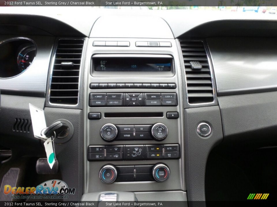2012 Ford Taurus SEL Sterling Grey / Charcoal Black Photo #17