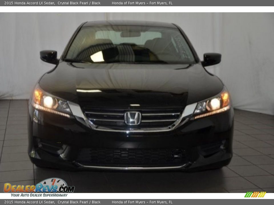 2015 Honda Accord LX Sedan Crystal Black Pearl / Black Photo #2