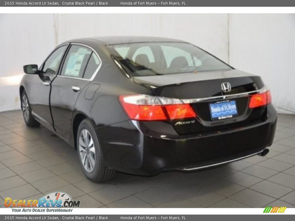 2015 Honda Accord LX Sedan Crystal Black Pearl / Black Photo #5