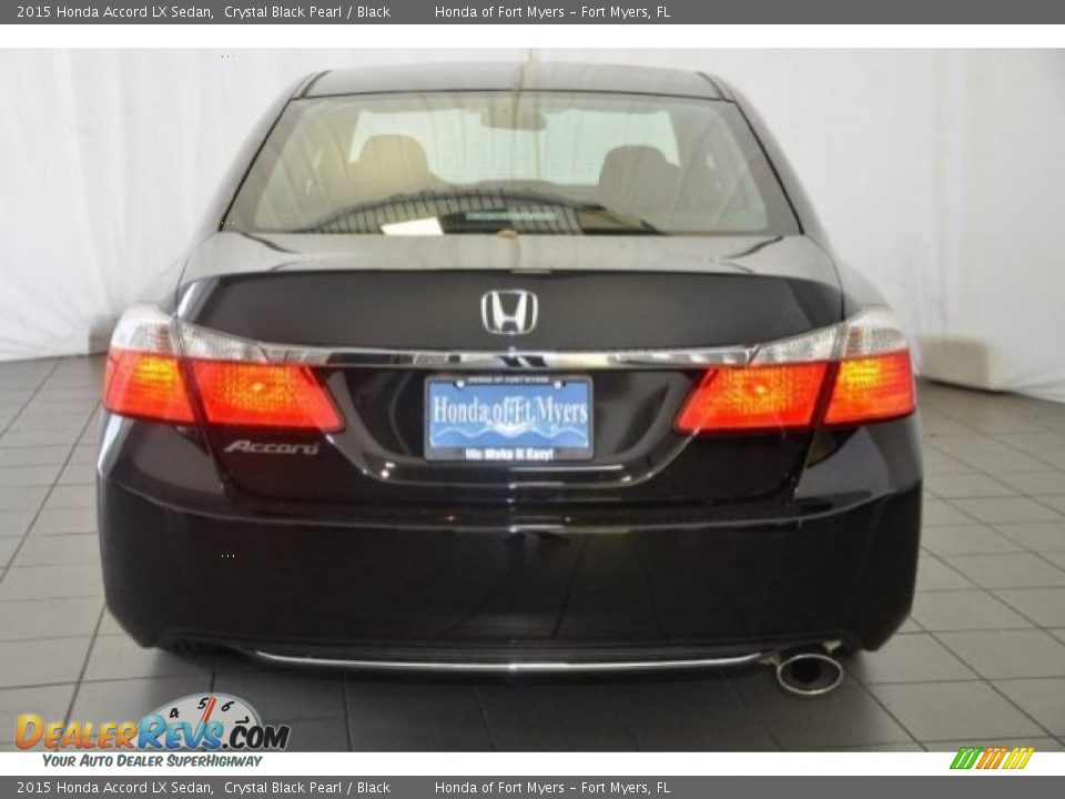 2015 Honda Accord LX Sedan Crystal Black Pearl / Black Photo #6