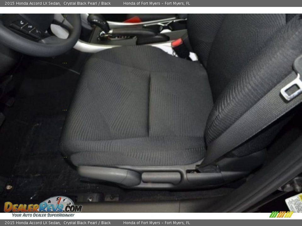 2015 Honda Accord LX Sedan Crystal Black Pearl / Black Photo #10