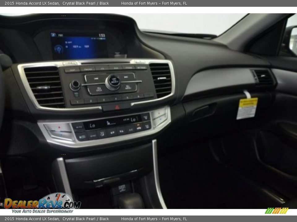 2015 Honda Accord LX Sedan Crystal Black Pearl / Black Photo #11