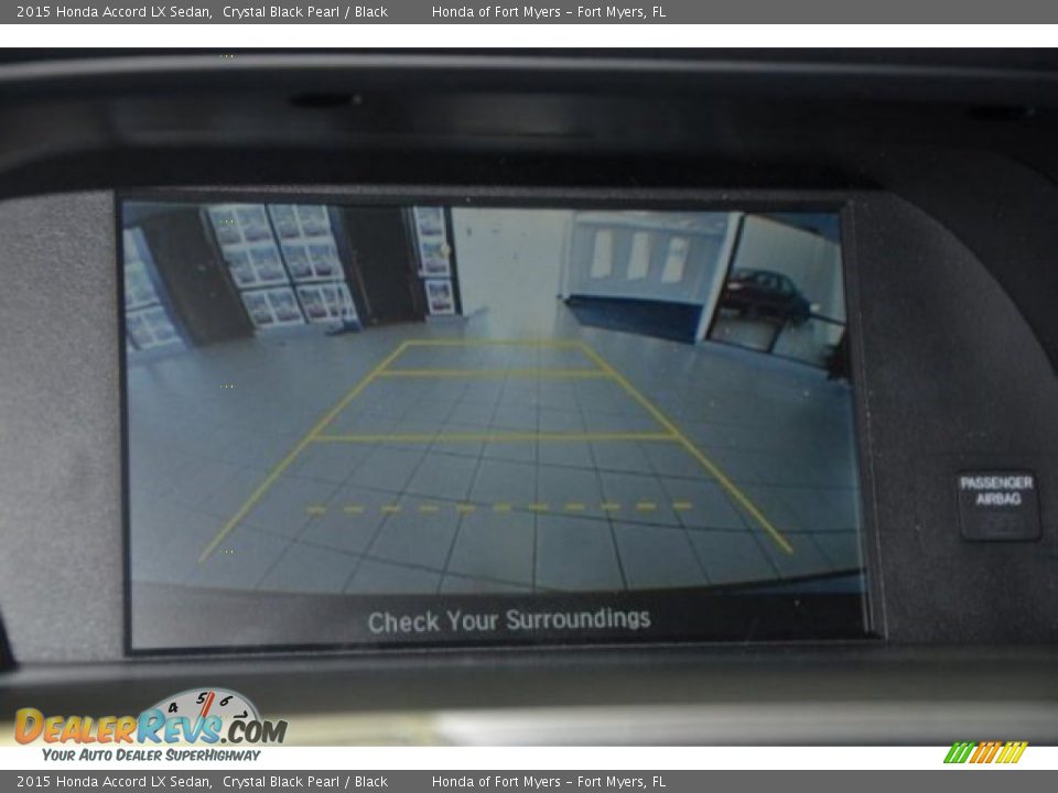 2015 Honda Accord LX Sedan Crystal Black Pearl / Black Photo #13