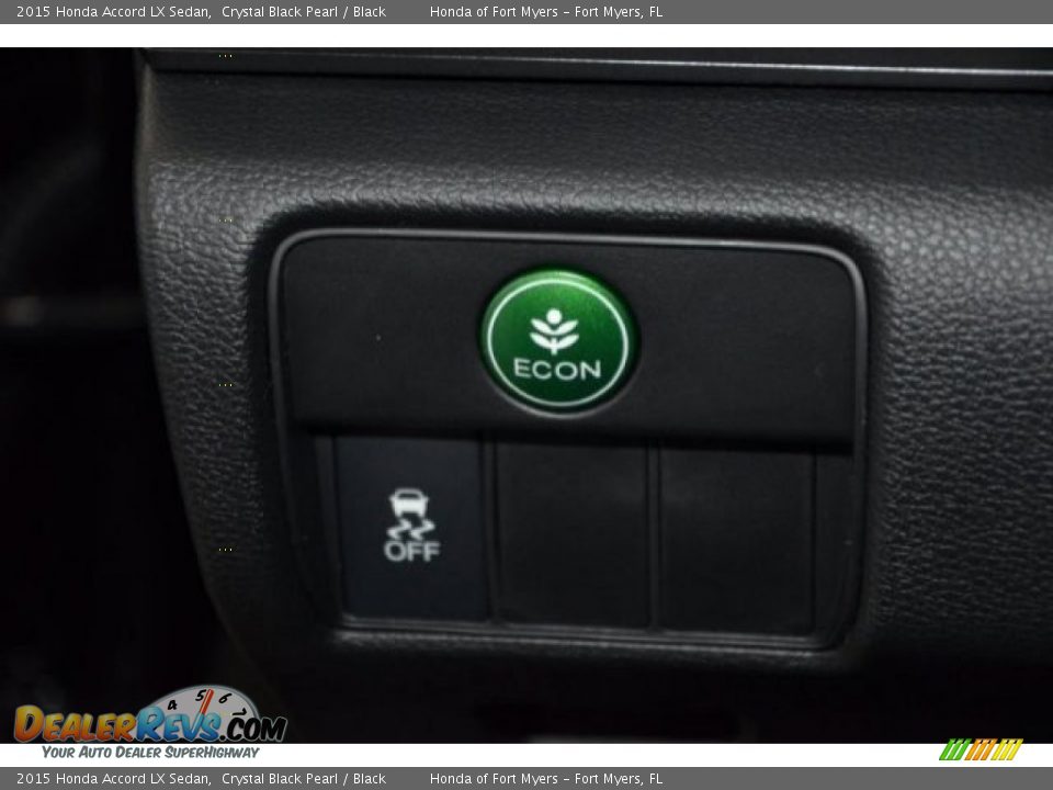 2015 Honda Accord LX Sedan Crystal Black Pearl / Black Photo #14