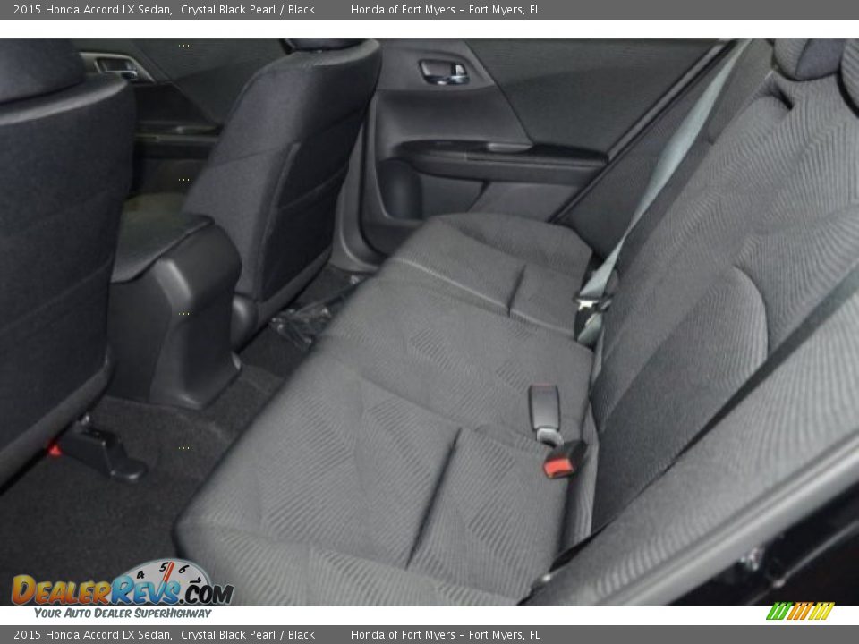 2015 Honda Accord LX Sedan Crystal Black Pearl / Black Photo #19