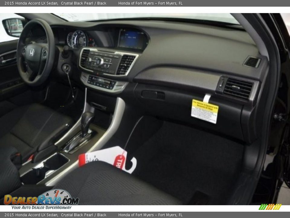 2015 Honda Accord LX Sedan Crystal Black Pearl / Black Photo #20