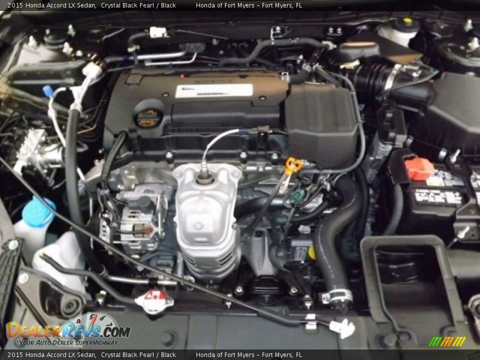 2015 Honda Accord LX Sedan Crystal Black Pearl / Black Photo #22