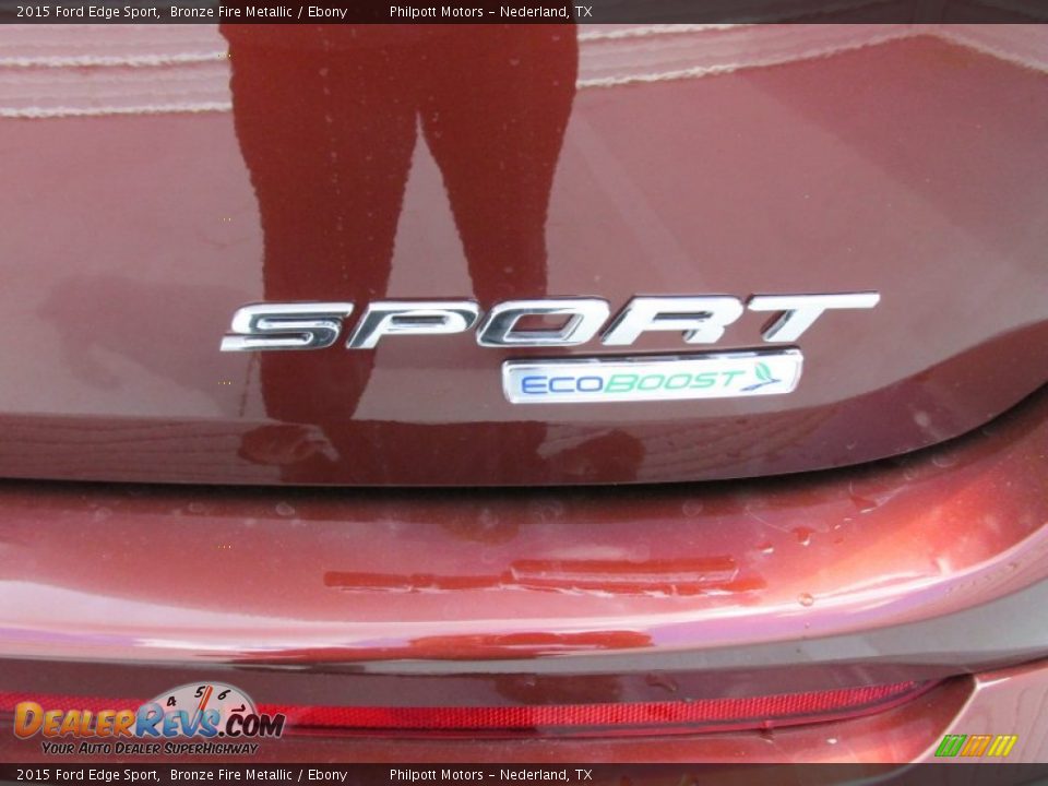 2015 Ford Edge Sport Bronze Fire Metallic / Ebony Photo #14