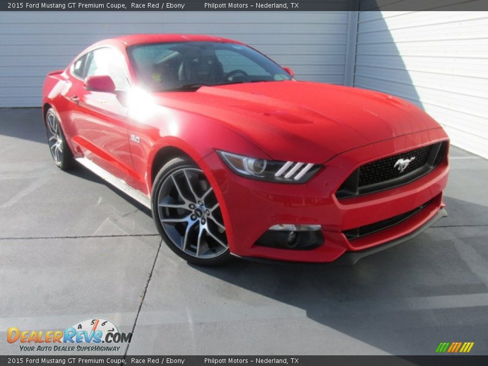 2015 Ford Mustang GT Premium Coupe Race Red / Ebony Photo #1