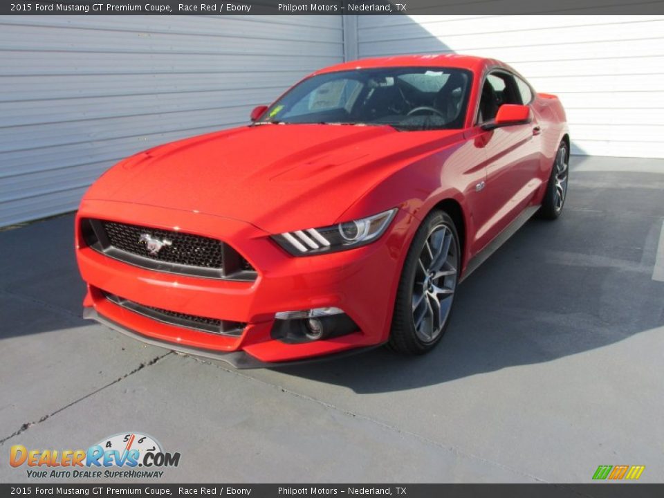 2015 Ford Mustang GT Premium Coupe Race Red / Ebony Photo #7