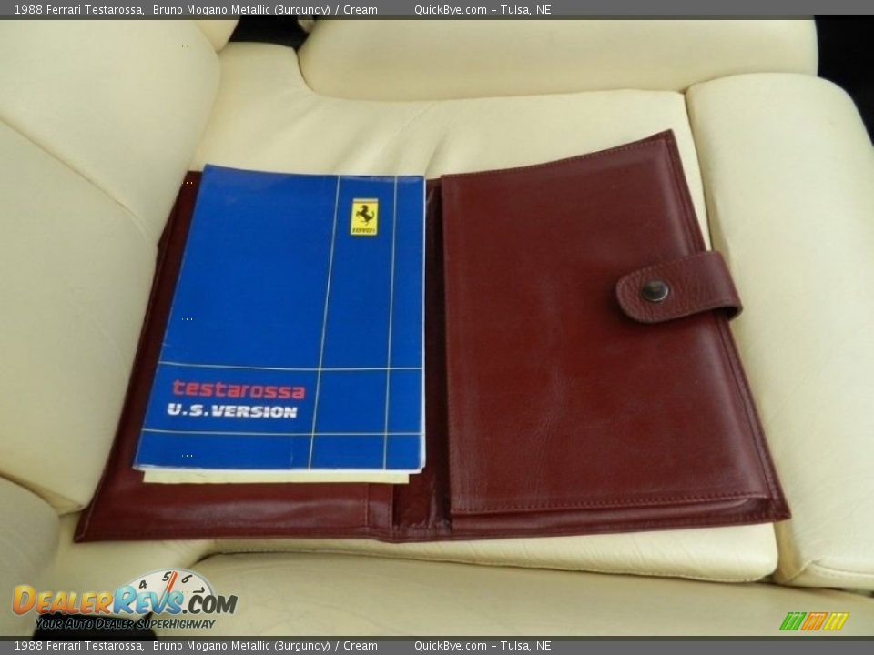 Books/Manuals of 1988 Ferrari Testarossa  Photo #13