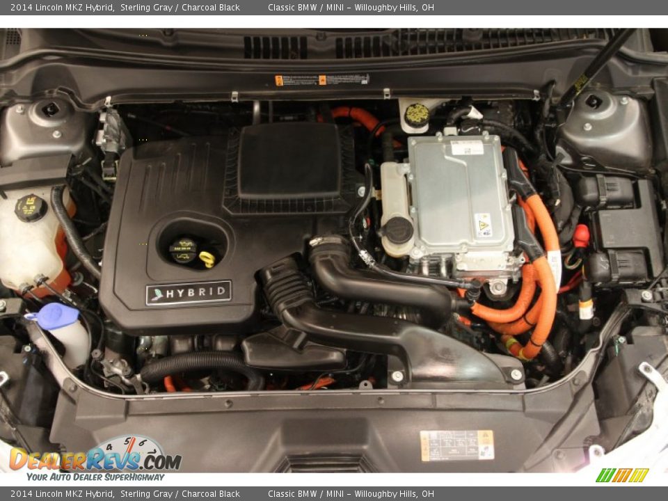 2014 Lincoln MKZ Hybrid Sterling Gray / Charcoal Black Photo #19