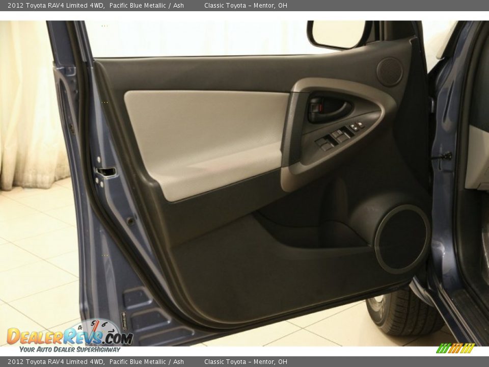 2012 Toyota RAV4 Limited 4WD Pacific Blue Metallic / Ash Photo #4