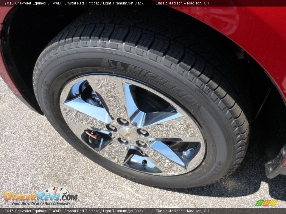 2015 Chevrolet Equinox LT AWD Crystal Red Tintcoat / Light Titanium/Jet Black Photo #8