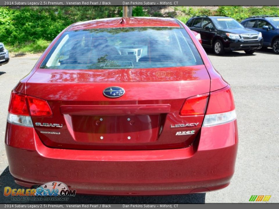 2014 Subaru Legacy 2.5i Premium Venetian Red Pearl / Black Photo #7