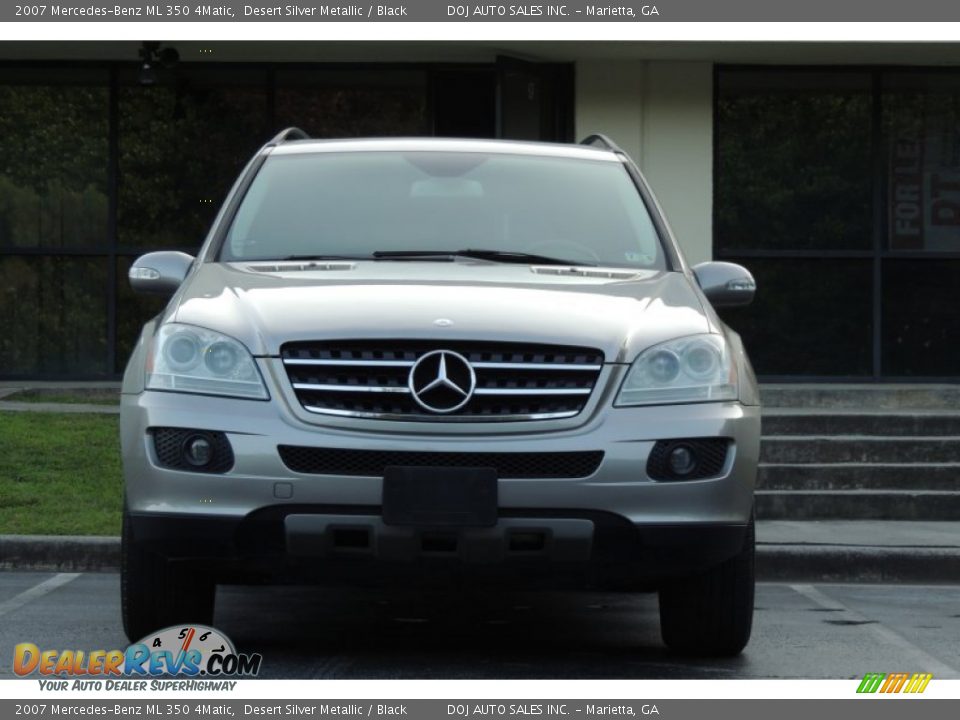 2007 Mercedes-Benz ML 350 4Matic Desert Silver Metallic / Black Photo #11