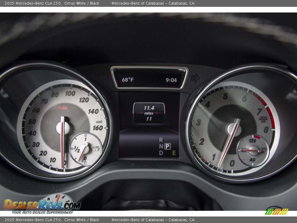 2015 Mercedes-Benz CLA 250 Cirrus White / Black Photo #6